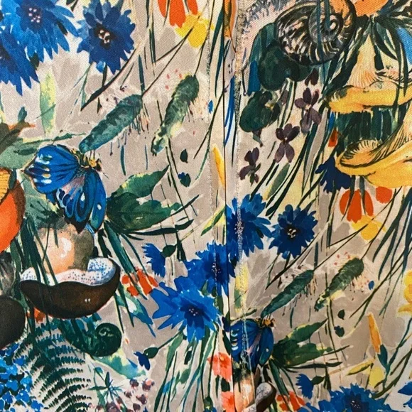 Vintage Floral Sleeveless Maxi Dress - Picture 10 of 10